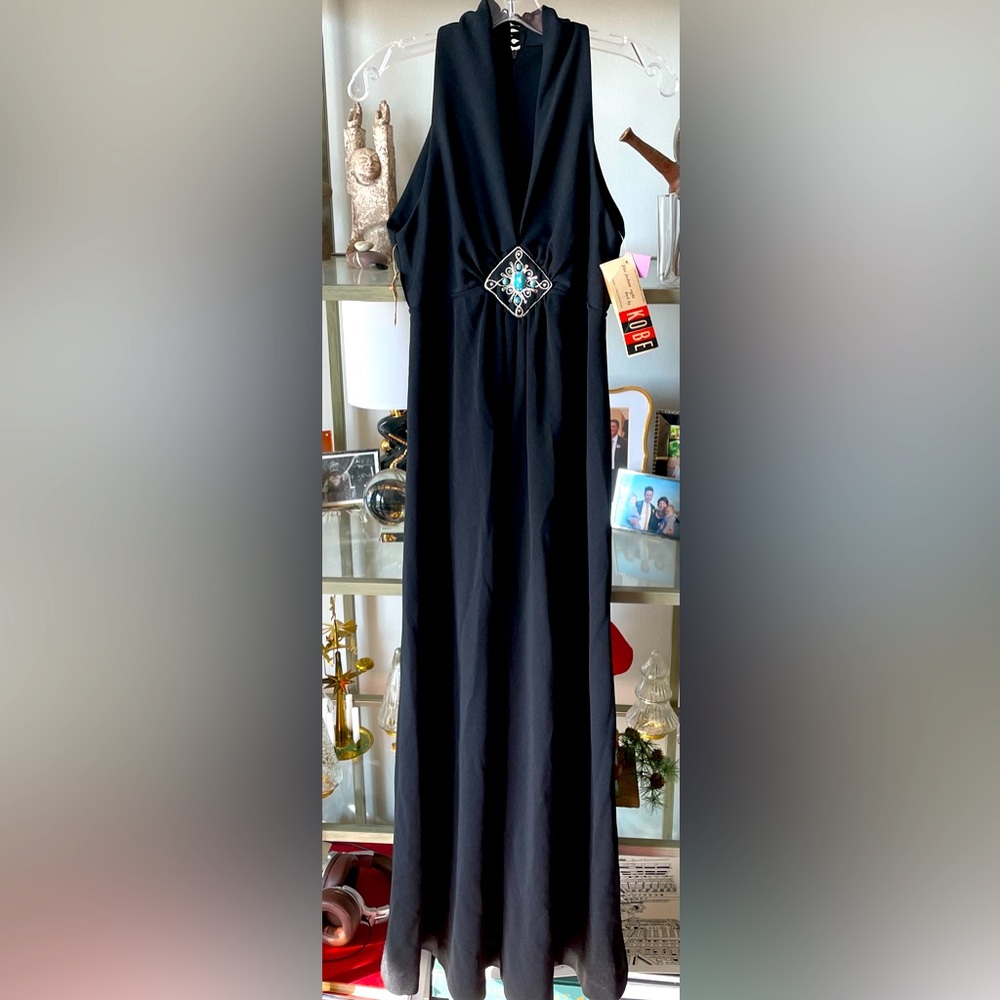 Vintage 1970s Halter Dress